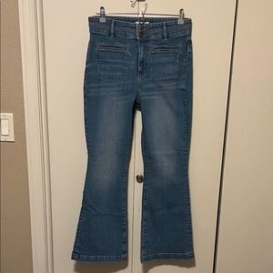 LOFT Petite Flare Jeans
